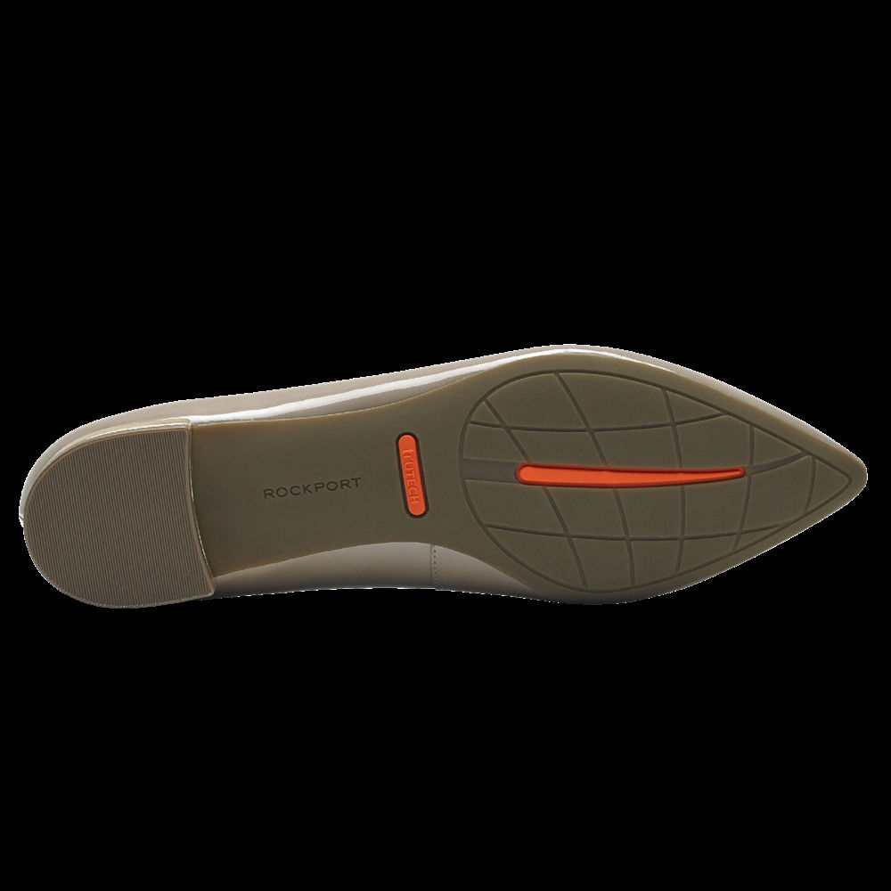 Baletki Rockport Damskie Szare - Total Motion Adelyn - CZ4637158